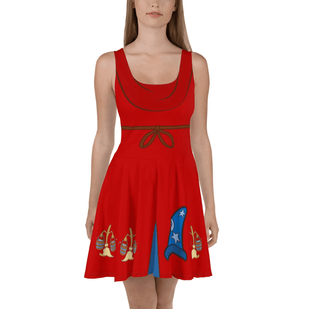 Cinderella And The Little Sorcerer Cosplay Costume - Skater Dress