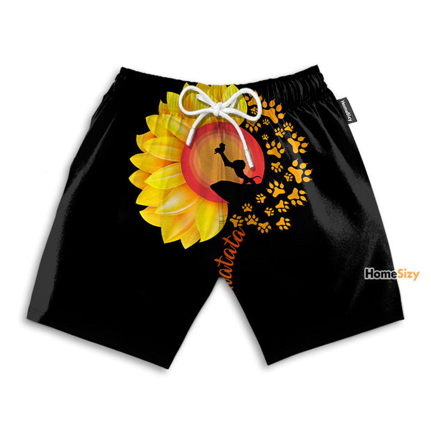 Hakuna Matata Sunflower Funny Style - Beach Shorts