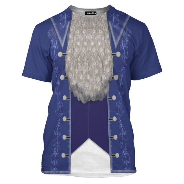 The White Rabbit Alice In Wonderland Cosplay Costume - 3D Tshirt