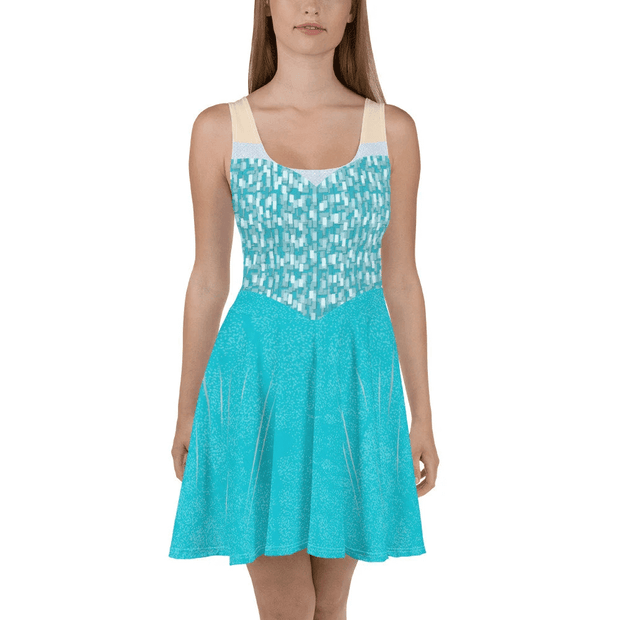Frozen Elsa Princess Cosplay Costume - Skater Dress