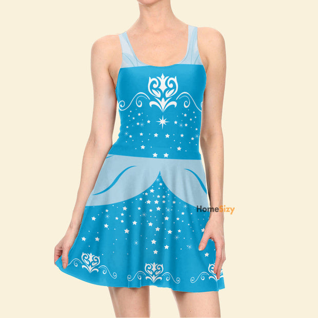 Cinderella Midnight Awaits Princess Cosplay Costume - Skater Dress