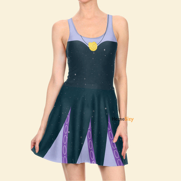 Poor Unfortunate Souls Cosplay Costume - Skater Dress