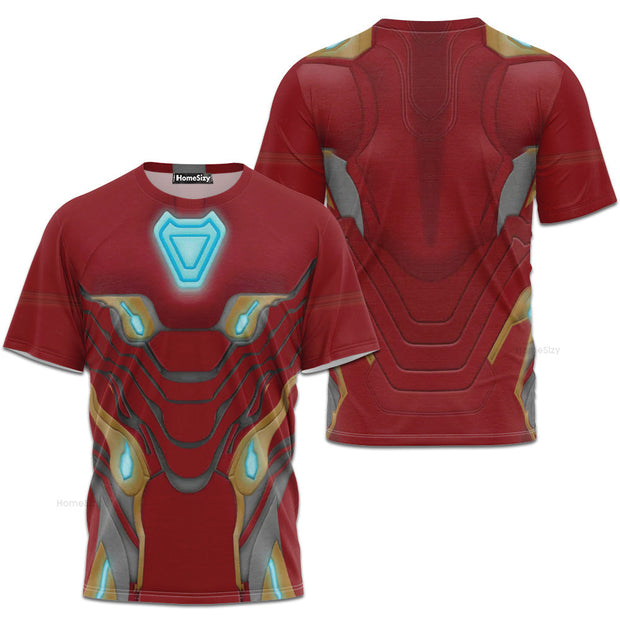 Iron Man Avengers Cosplay Costume - 3D Tshirt