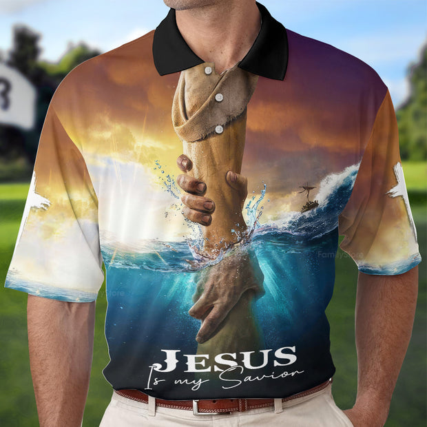 Jesus Is My Savior - Men Polo Shirt