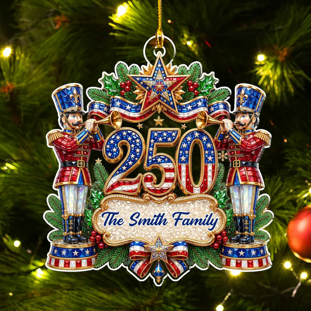 Our Christmas Celebration - Personalized Acrylic Ornament - Chrismas Gift For Family