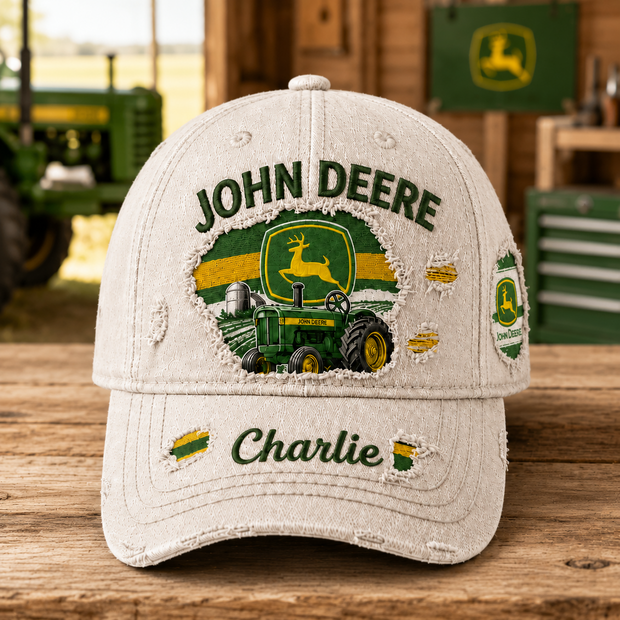 Rustic Farm Heritage - Personalized Classic Cap - Gift For Farmers