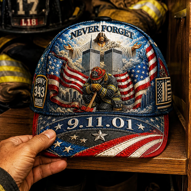 God Blessed Our Fallen Firefighters Memorial - Personalized Classic Cap - Gift For Firefighters