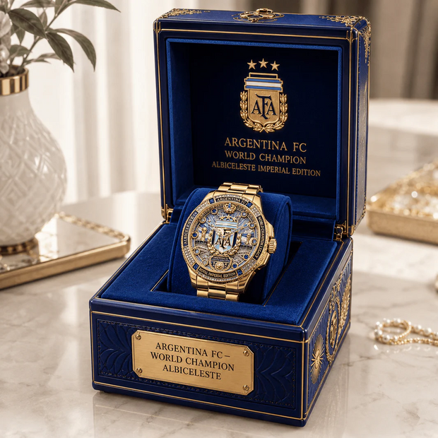 Argentina Soccer Championship 2026 - Men's Wrist Watch - Gift For Sport Lovers, Football Fan, World Cup
