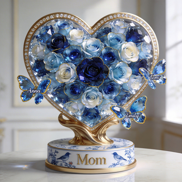 Toile De Jouy - Personalized Acrylic Plaque - Gift For Mother's Day CT01