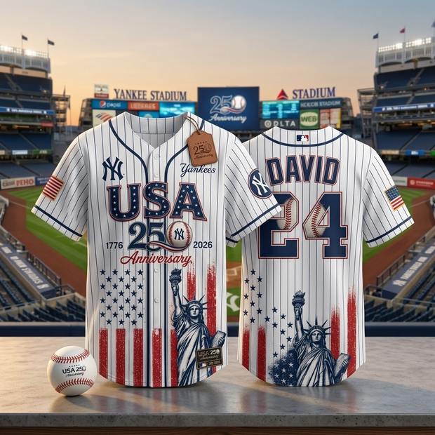 New York Unisex Baseball Jersey - Personalized Baseball Jersey - Gift For Baseball Lovers, Sports Fans, Sports Lovers