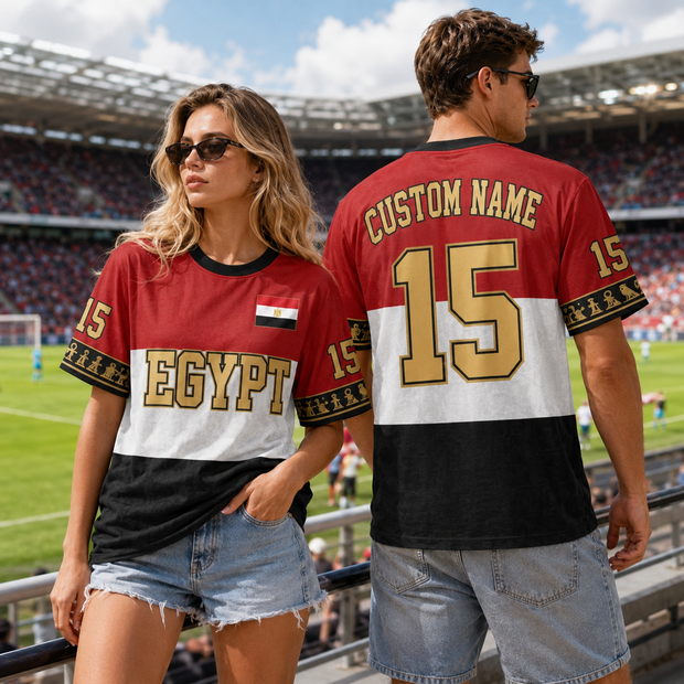 Egypt Soccer T-shirt - Personalized Soccer Jersey - Gift For Football Lovers, World Cup