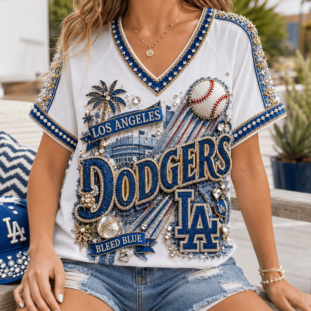 All-American Stars - Short Sleeve Tshirt - Gift For Baseball Fans