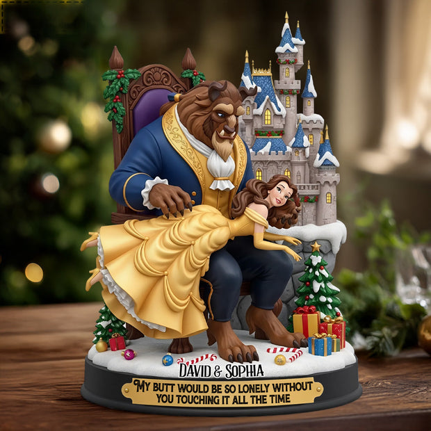Funny Fairy Couple - Personalized Shaped Acrylic Plaque CT01