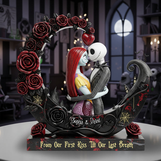 From Our First Kiss Till Our Last Breath - Personalized Shaped Acrylic Plaque CT01 MT5112913
