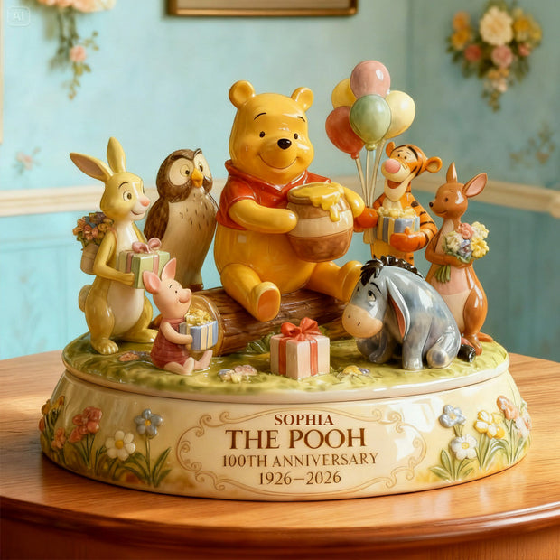 Honey Bear 100th Anniversary - Personalized Custom Shaped Acrylic Plaque CT01