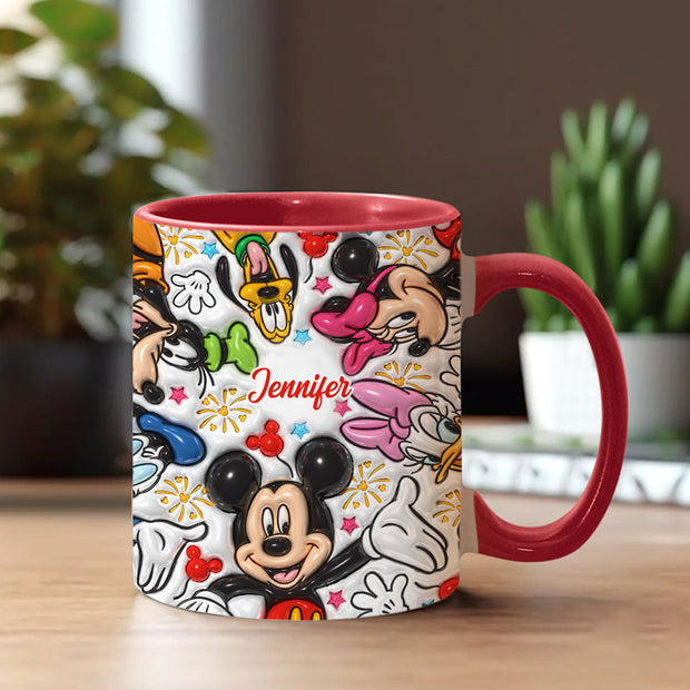 DSNY Magical Christmas - Personalized Mouse Accent Mug CT01