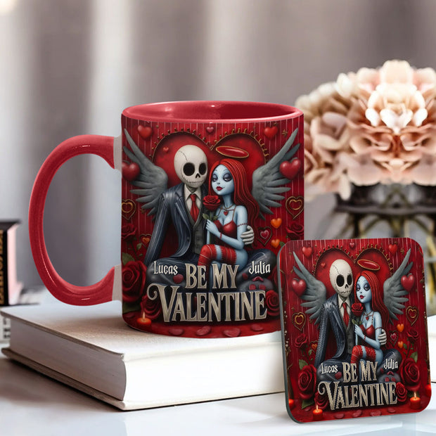 Be My Valentine - Personalized Accent Mug CT01