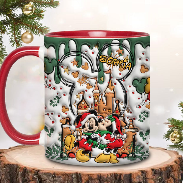 MkMo Magical Christmas - Personalized Mouse Accent Mug CT01