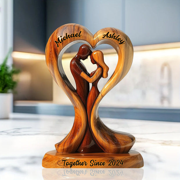 You And Me We Got This - Personalized Couple Custom Shaped Acrylic Plaque CT01