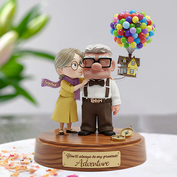 You Are My Greatest Adventure - Personalized Custom Shaped Acrylic Plaque CT01