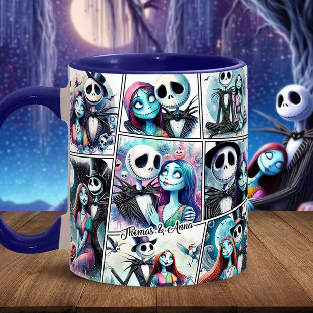 We're Simply Meant To Be - Personalized Accent Mug CT01