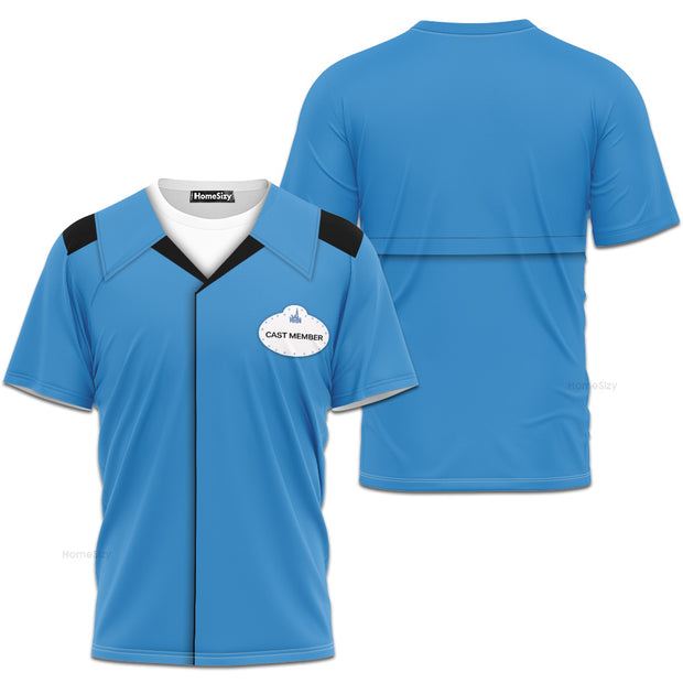 Attendant Cast Member Cosplay Costume - 3D Tshirt