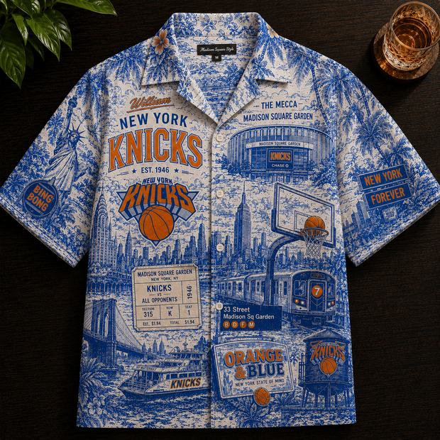 Victory Moments - Personalized Hawaiian Shirt - Gift For Basketball Fans