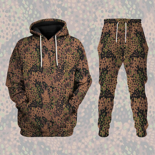 HG German Erbsenmuster Pattern Pea Dot Camo Hoodie Set CSHGC011
