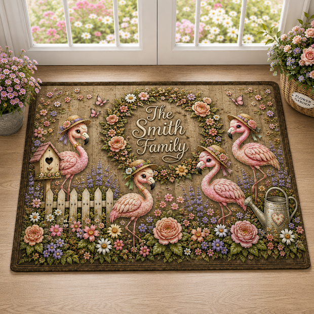 Welcome Guests withBeauty, Warmth - Personalized Doormat - Gift For Gardening Lovers