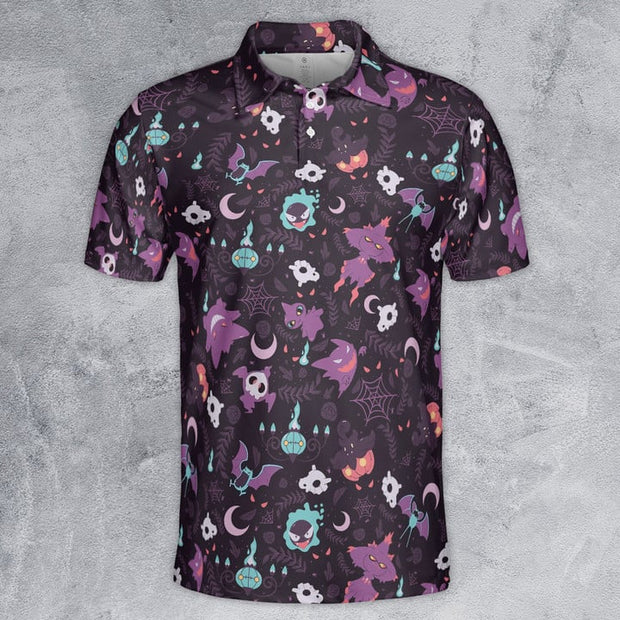 Lavender Town PoMo Pattern - Polo Shirt For Men
