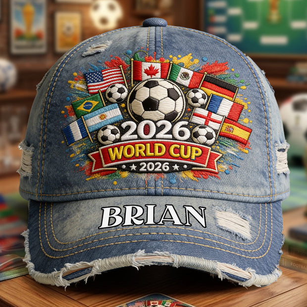 Love Soccer - Personalized Classic Cap - Gift For Football Lovers, Sports Fans, Sports Lovers