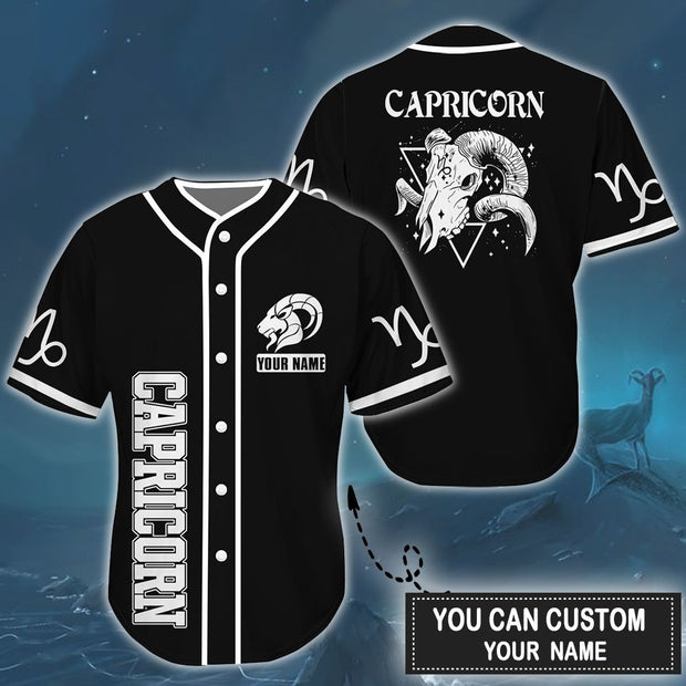 Personalized Custom Name Capricorn Is Mysterious Baseball Tee Jersey Shirt
