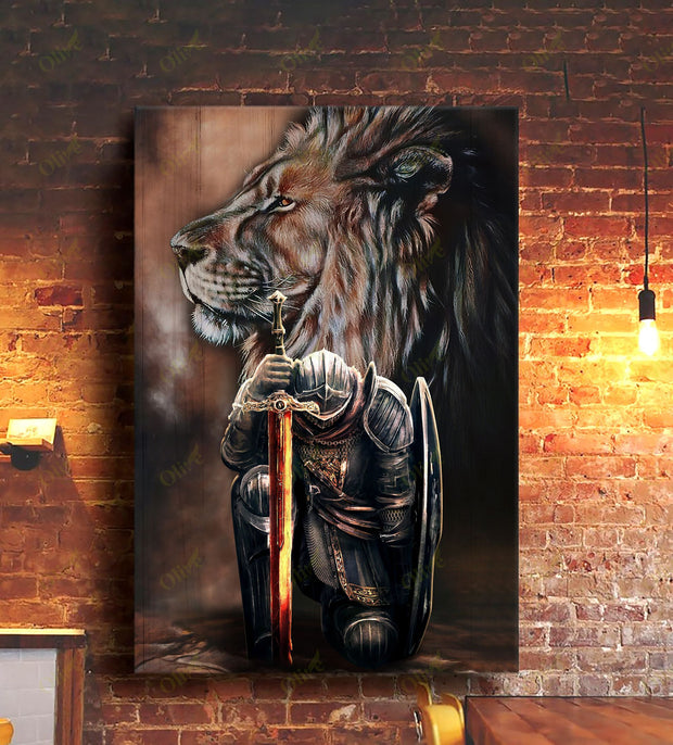Lion I am the storm Canvas HY208001