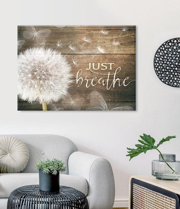 Dandelion Just Breathe Just Breath Canvas QT306221Eh