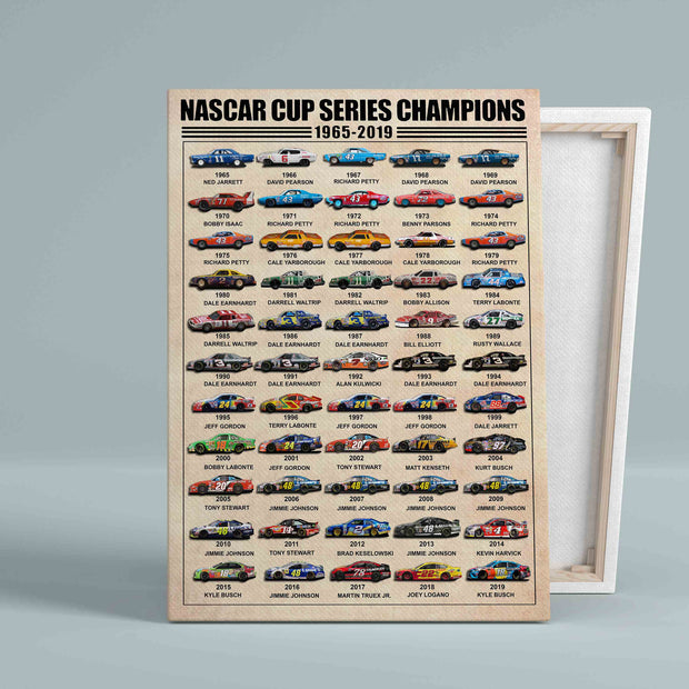 Nascar Cup Series Champions Christmas Canvas QT309584