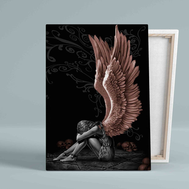 Gothic Angel Wings Wapped Canvas QT211308Eg