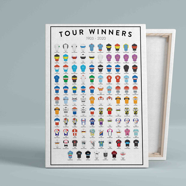 Tour de France Winners Canvas QT305236Eg