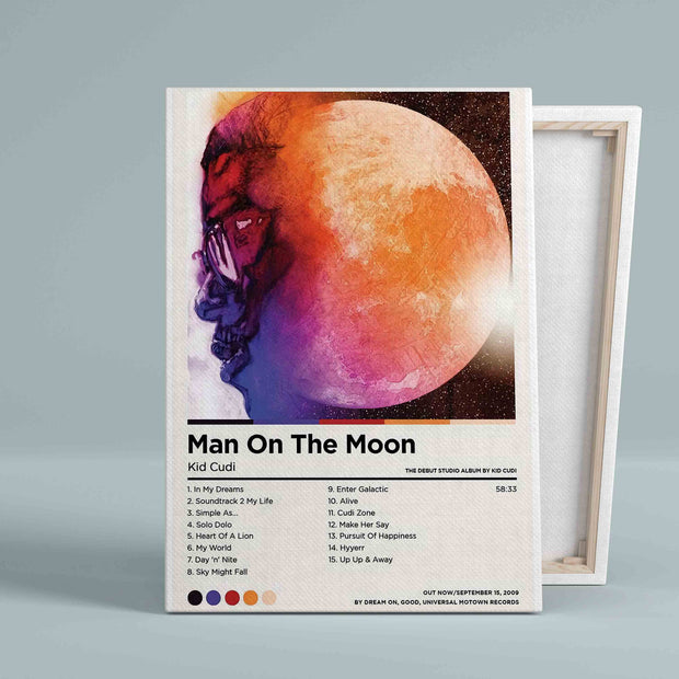 Man On The Moon Kid Cudi Album Cover Canvas HY206077
