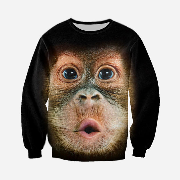 Monkey Sweatshirt Ugly Sweater QT210434