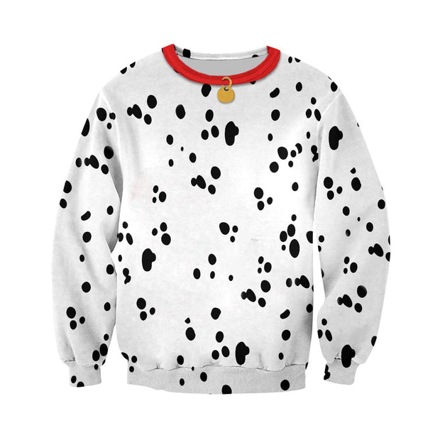 Dog Dalmatian Sweatshirt Ugly Sweater QT208109Hf