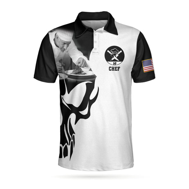 If You Think You Can Do My Job Chef Proud Skull Polo Shirt QT302552La