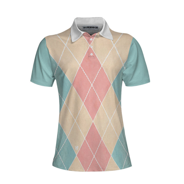 Just A Girl Who Loves Plaid Pattern Bowling Polo Shirt