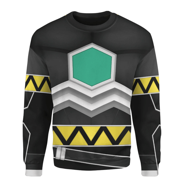 3D Power Rangers Lost Galaxy Allies Magna Defender Custom Cosplay Costume Pullover Sweatshirt Ugly Sweater QT212299Hc