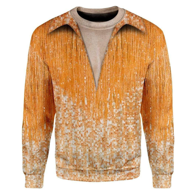 3D Neil Diamond Yellow Suit Custom Cosplay Costume Unisex Pullover Sweatshirt QT212457Hc