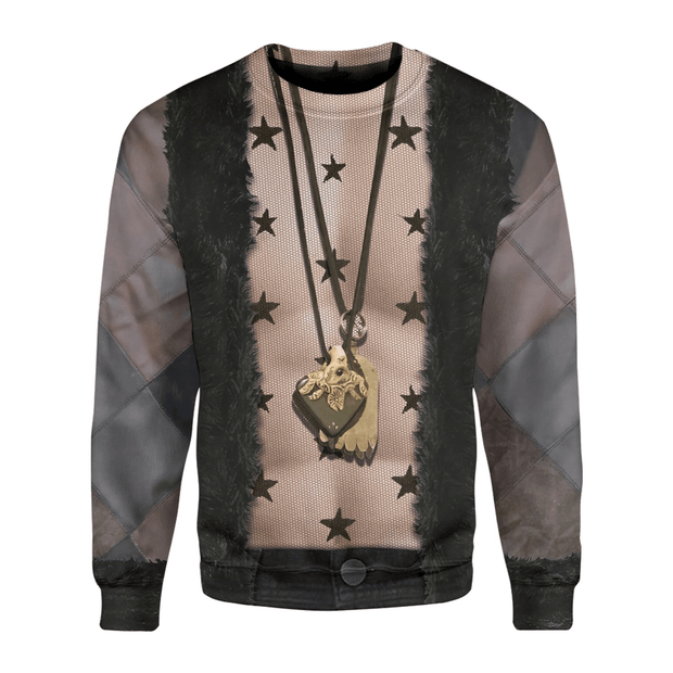 3D Movie Umbrella Academy Klaus Custom Cosplay Costume Pullover Sweatshirt Ugly Sweater QT210455Hc