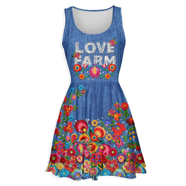 Farmer Jean - Skater Dress