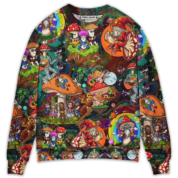 Hippie Mushroom Trippy Colorful Lover Sweatshirt