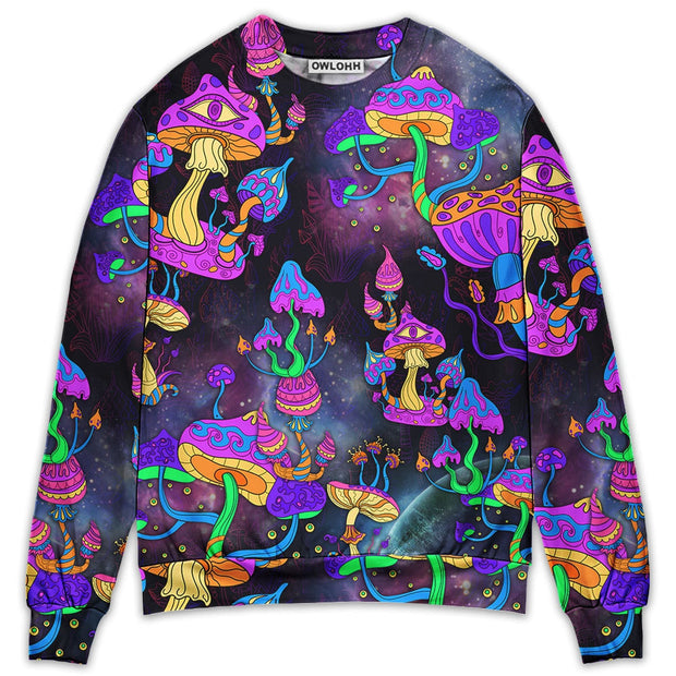 Hippie Mushroom Hippie Life Lover Sweatshirt