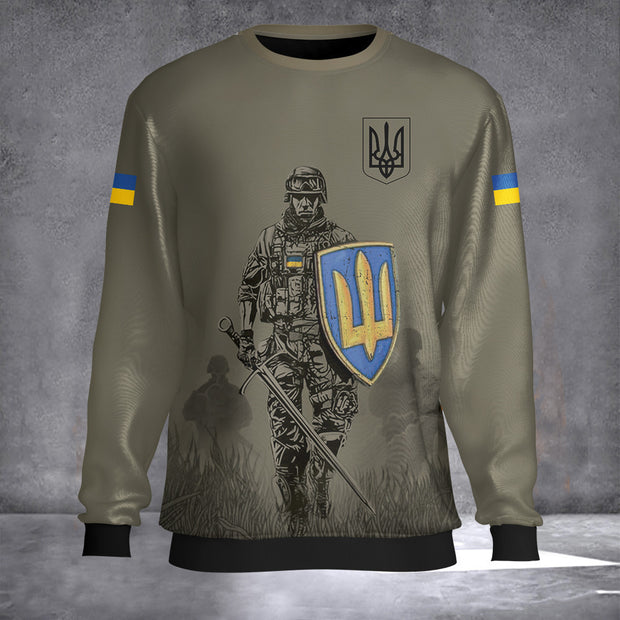 Ukraine Veteran Sweatshirt Stand With Ukraine Merch QT210261Hc