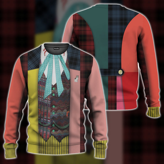 3D 6th Doctor Who Sweatshirt Ugly Sweater QT210353Hc
